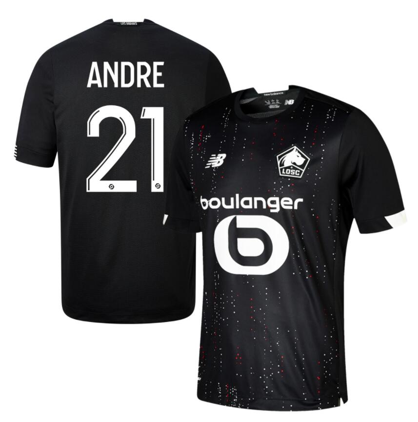 LOSC Lille Away Kit Soccer Jersey ANDRE #21 2020/21